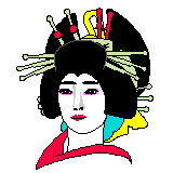 Icho Gaeshi hairstyle (picture � Net Education Training Centers)