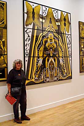Me and Gilbert & George Ginkgo Pictures (photo Cor Kwant)