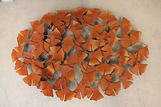 Ginkgo wall piece by Rudi Jass (photo Rudi Jass)