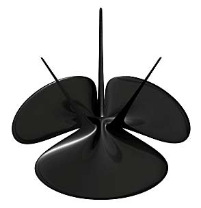 Lovegrove Ginko Carbon Table upside down