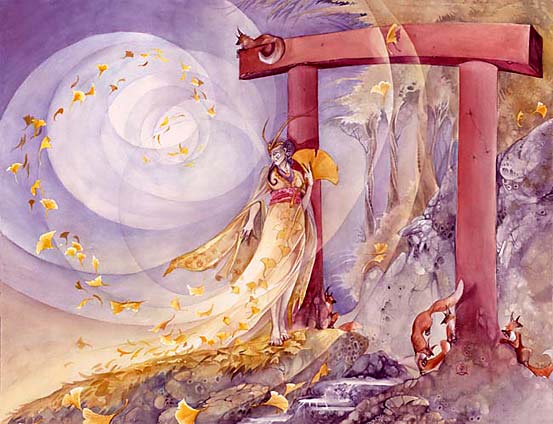 Lady of the Ginkgos