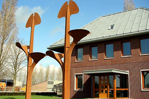 Ginkgo leaves art (photo Cor Kwant)